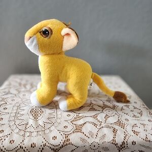 Yellow Vintage 1993 Lion King Plush Toy